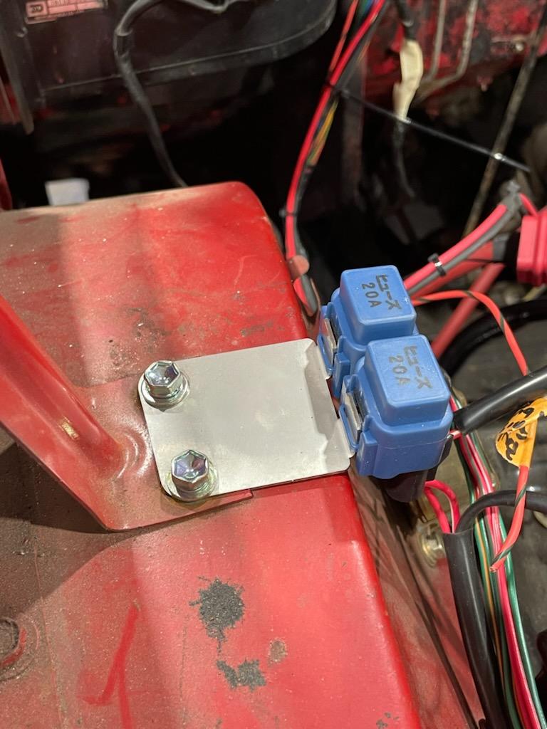 Koito Headlight Fuse & Relay Brackets FJ40