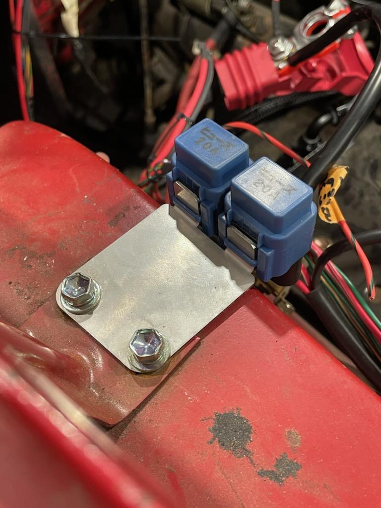 Koito Headlight Fuse & Relay Brackets FJ40
