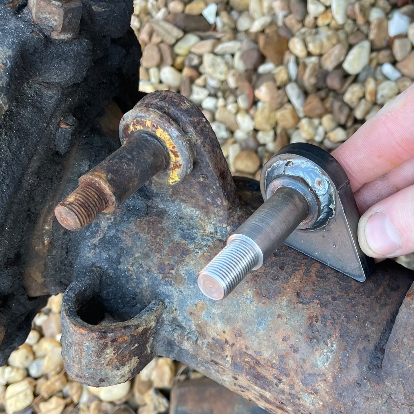 FJ40 FJ45 FJ55 Front Axle Shock Absorber Mounting Tab (Early-79)