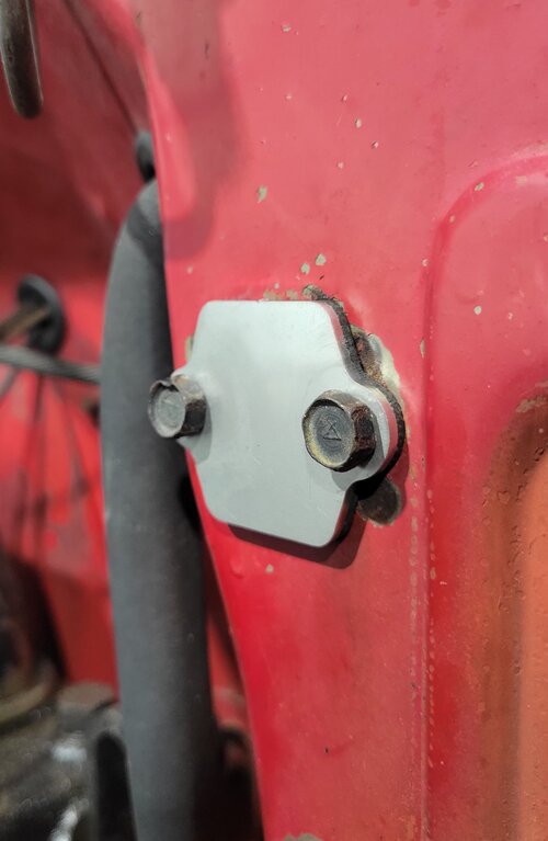 Parking Brake Block-Off Plate