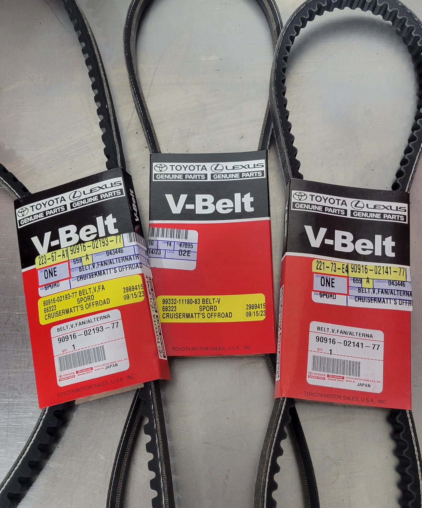 60 Series 3FE Belt Kit